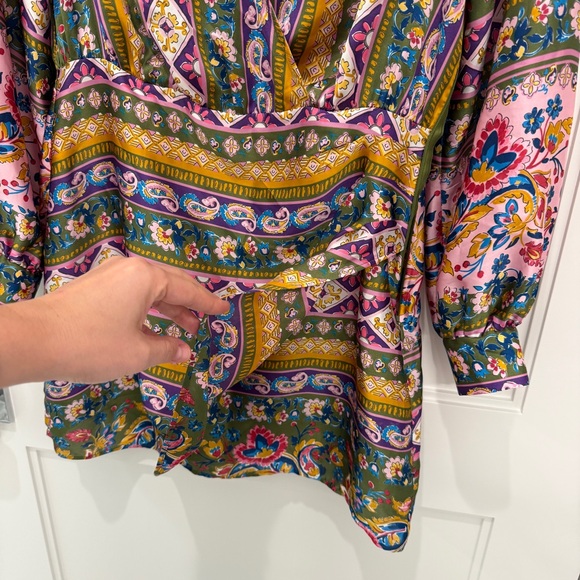 Zara Multicolor Patterned Mini Dress - Picture 4 of 5